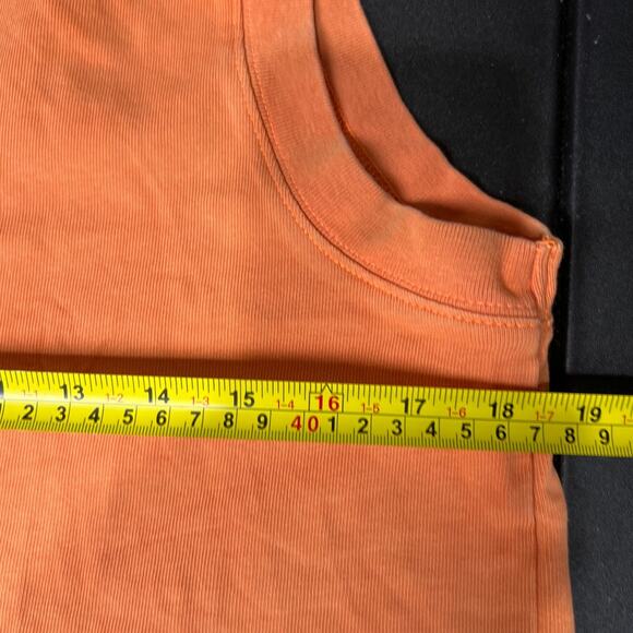 Nike Center Swoosh Orange Tank Top Size Medium Sleeveless Active - Picture 5 of 6